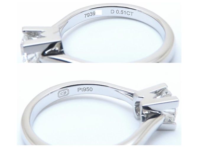 Harry Winston HW Ring aus Platin - Ansicht 8