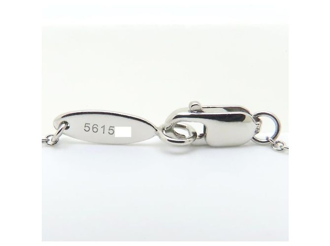 Collana incrociata mini a forma di pera Harry Winston Argento - vista 7