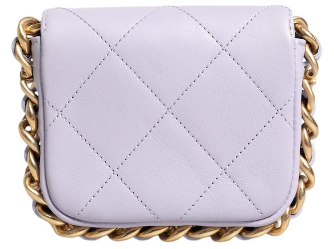 Wallet On Chain Borsa a catena mini Framing di Chanel Porpora - vista 3