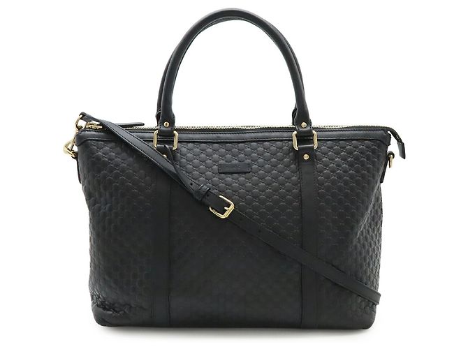 Gucci Micro Guccissima Tote Bag Schwarz - Ansicht 2