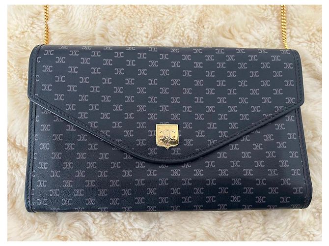 Céline Cartera Celine Triomphe con Cadena Azul oscuro - Ansicht 3