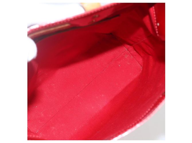Borsa Reade Monogram Vernis MM Louis Vuitton Rosso - vista 5