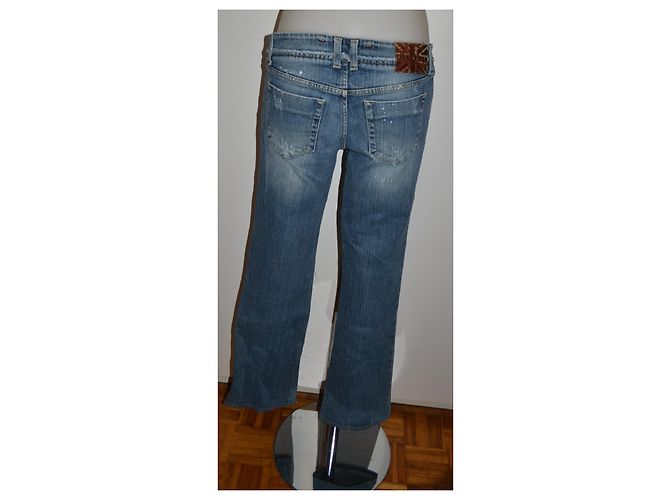 Jeans Slim John Richmond Azul Denim - vista 2