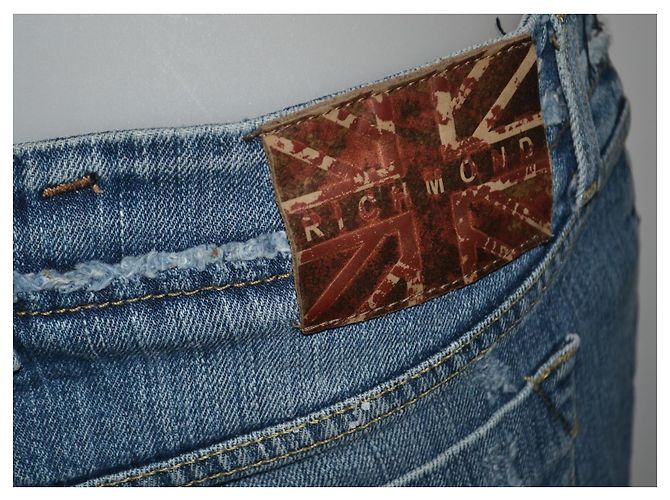 Jeans Slim John Richmond Azul Denim - vista 3