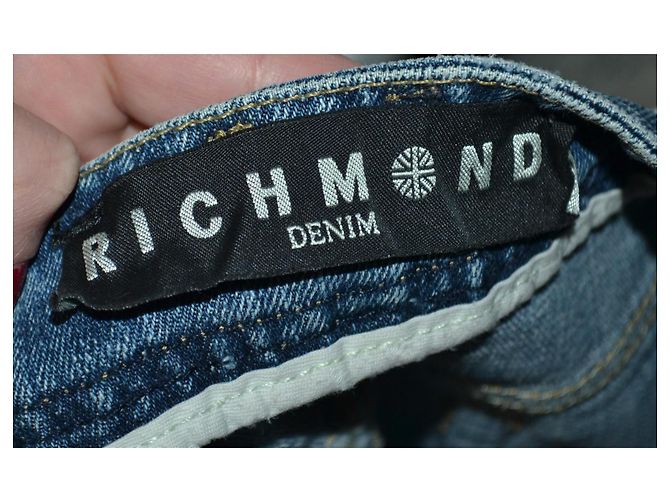 Jeans Slim John Richmond Azul Denim - vista 4