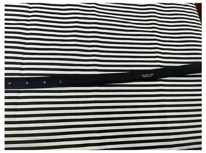 Céline CELINE Paris Damen Gürtel 65 cm Leder Sulky Buckle Top Zustand Schwarz - Ansicht 11