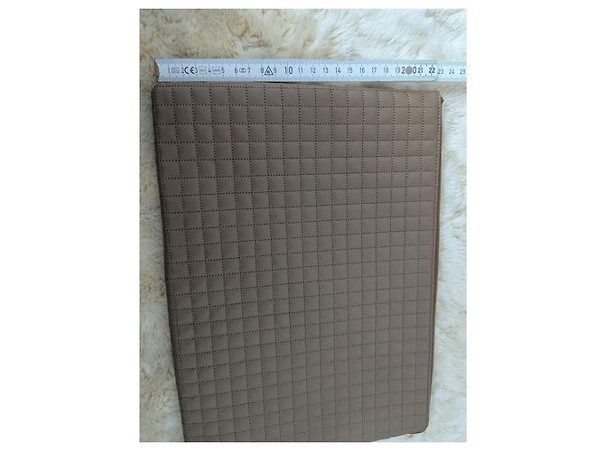 Céline Clutch in pelle CELINE Taupe - vista 6