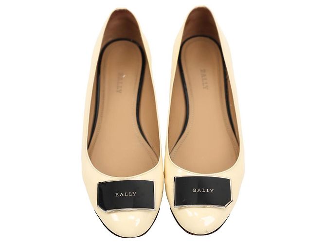 Bailarinas Bally de charol beige - vista 2