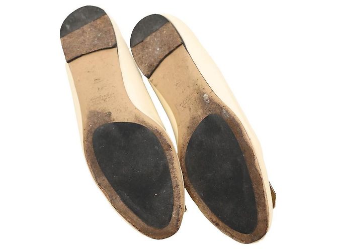 Bailarinas Bally de charol beige - vista 4