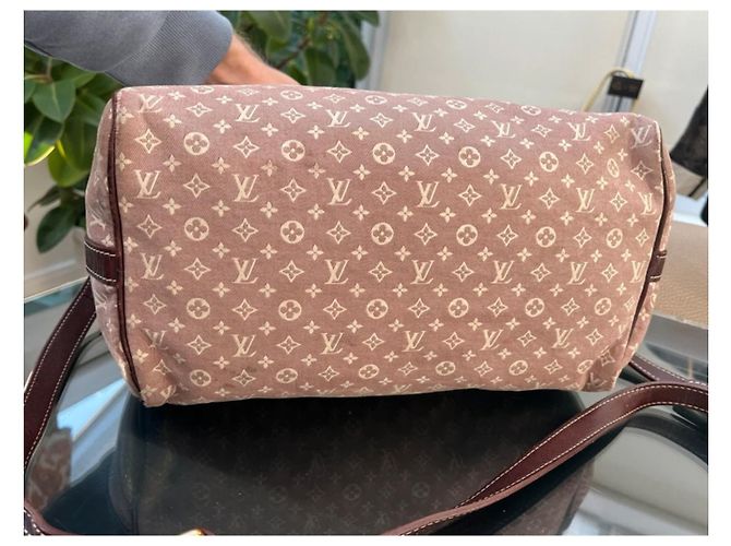 Borsa Bandoulière Speedy 30 Monogram Idylle Sepia Louis Vuitton e Borsetta Coordinata Marrone Beige Taupe - vista 11