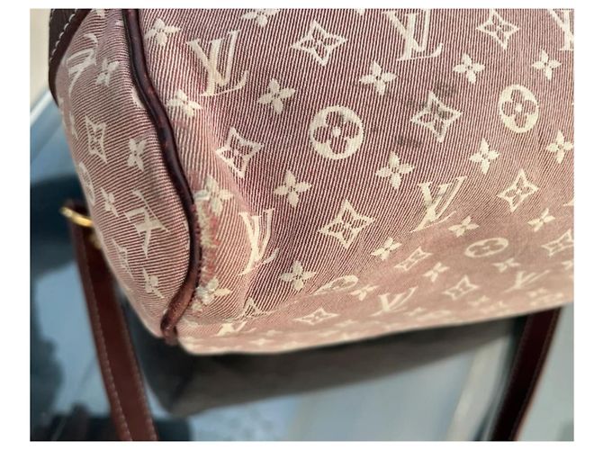 Borsa Bandoulière Speedy 30 Monogram Idylle Sepia Louis Vuitton e Borsetta Coordinata Marrone Beige Taupe - vista 15