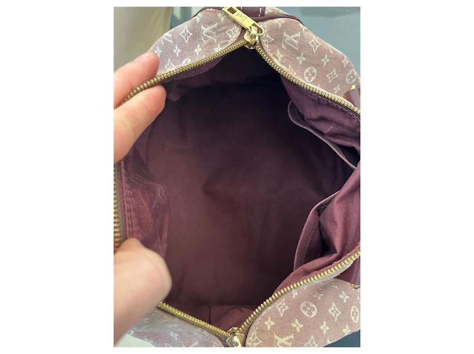 Borsa Bandoulière Speedy 30 Monogram Idylle Sepia Louis Vuitton e Borsetta Coordinata Marrone Beige Taupe - vista 16