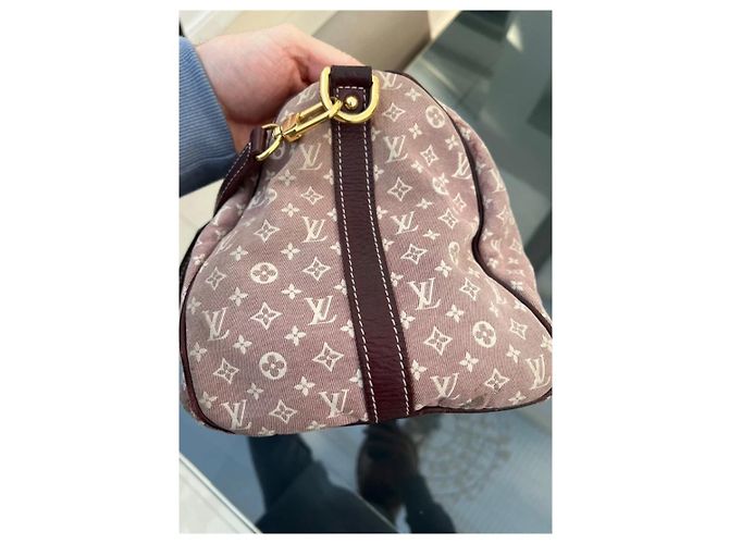 Borsa Bandoulière Speedy 30 Monogram Idylle Sepia Louis Vuitton e Borsetta Coordinata Marrone Beige Taupe - vista 17