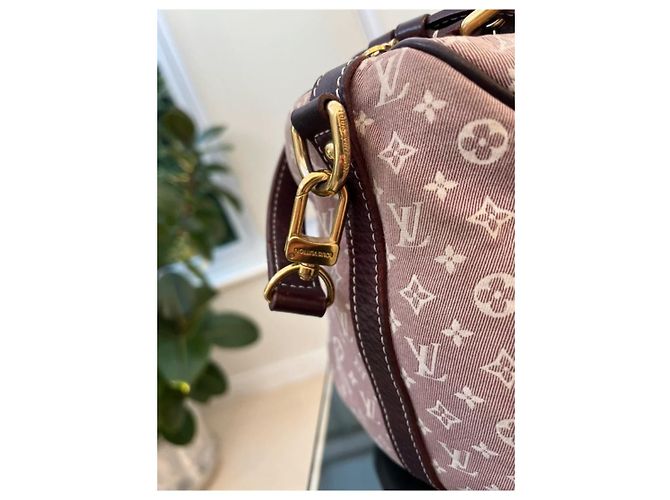 Borsa Bandoulière Speedy 30 Monogram Idylle Sepia Louis Vuitton e Borsetta Coordinata Marrone Beige Taupe - vista 6