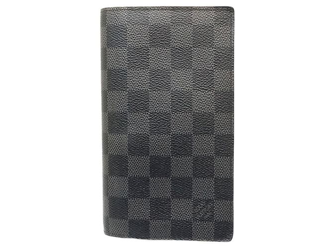 Portafoglio Damier Graphite Louis Vuitton Nero - vista 2
