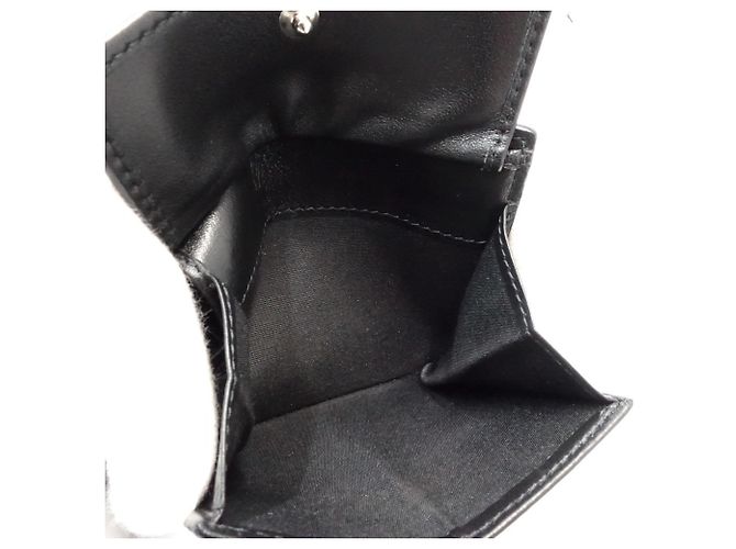 Christian Dior Black Leather Bi-Fold Wallet - view 8