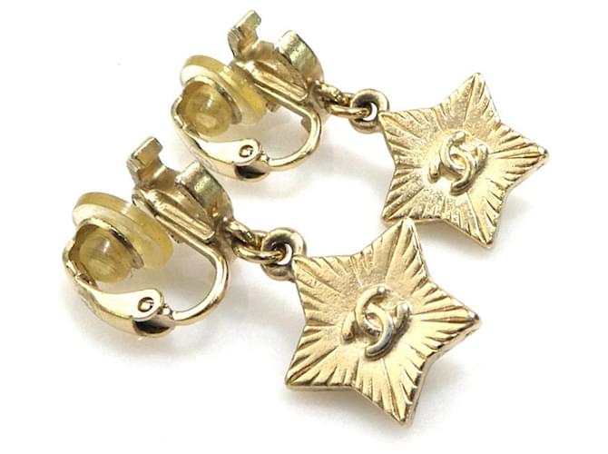 Orecchini a stella Coco Mark di Chanel D'oro Bianco sporco - vista 3