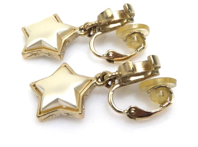 Orecchini a stella Coco Mark di Chanel D'oro Bianco sporco - vista 4