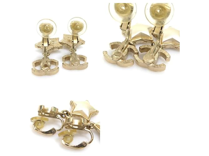 Orecchini a stella Coco Mark di Chanel D'oro Bianco sporco - vista 5