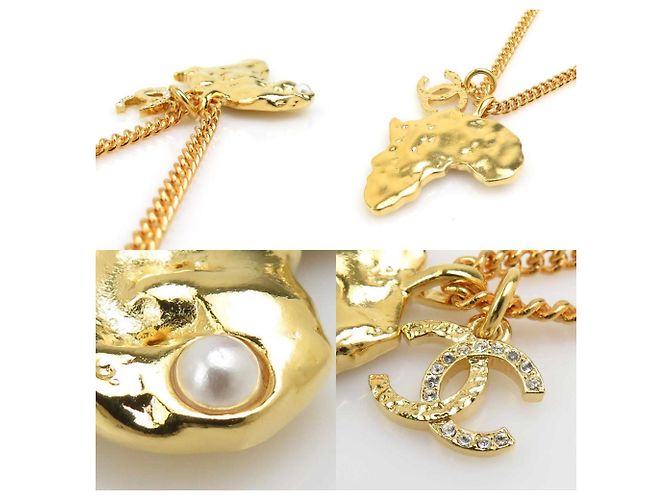 Collana in metallo dorato CHANEL per donne D'oro - vista 3