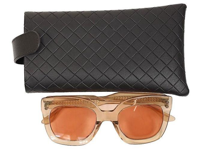 Gafas de sol Bottega Veneta BV0238S Rosa Melocotón - vista 3