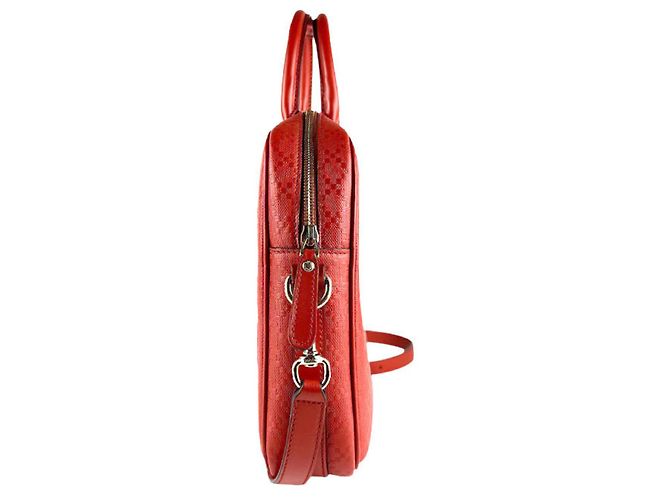 Borsa in pelle Diamante Gucci Arancione - vista 2