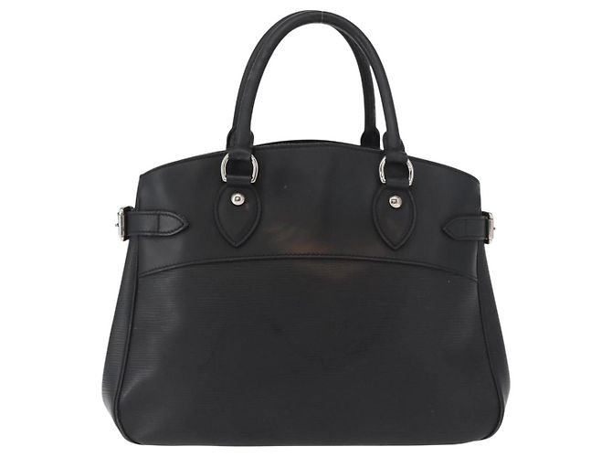 Borsa Passy in pelle Epi PM di Louis Vuitton Nero - vista 2