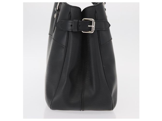 Borsa Passy in pelle Epi PM di Louis Vuitton Nero - vista 3