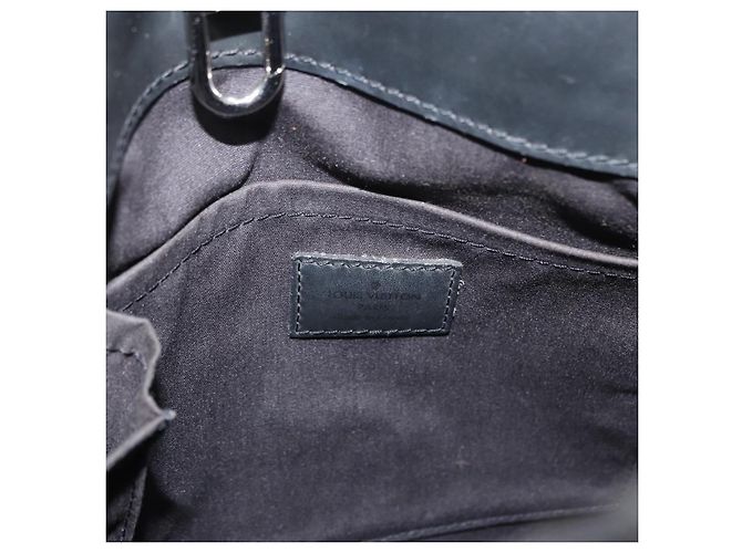 Borsa Passy in pelle Epi PM di Louis Vuitton Nero - vista 6