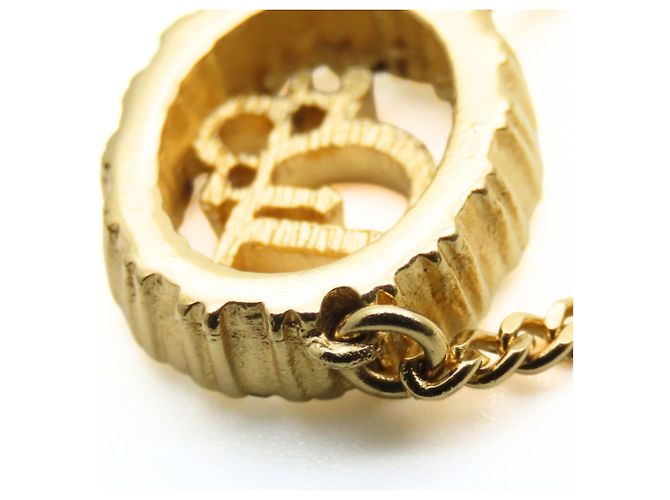 Collana in strass dorato Christian Dior D'oro - vista 6