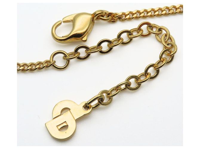 Collana in strass dorato Christian Dior D'oro - vista 8