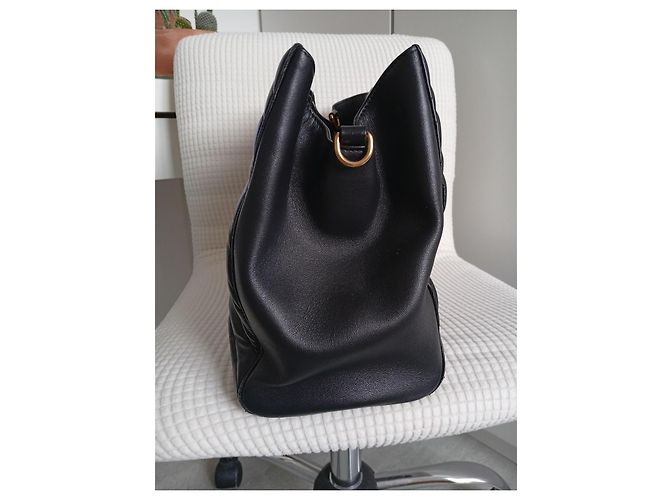 Borsa Gucci GG Marmont Large Shopping in pelle nera Nero - vista 17