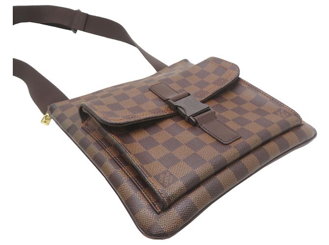 Borsa a Spalla Merville da Uomo Louis Vuitton Marrone - vista 3