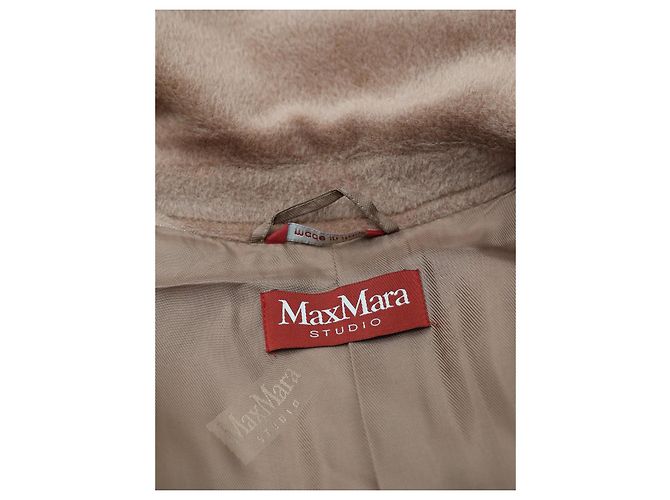 Abrigo Max Mara Studio Sidney marrón de alpaca y lana Castaño - vista 3