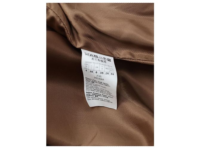 Abrigo Max Mara Studio Sidney marrón de alpaca y lana Castaño - vista 4
