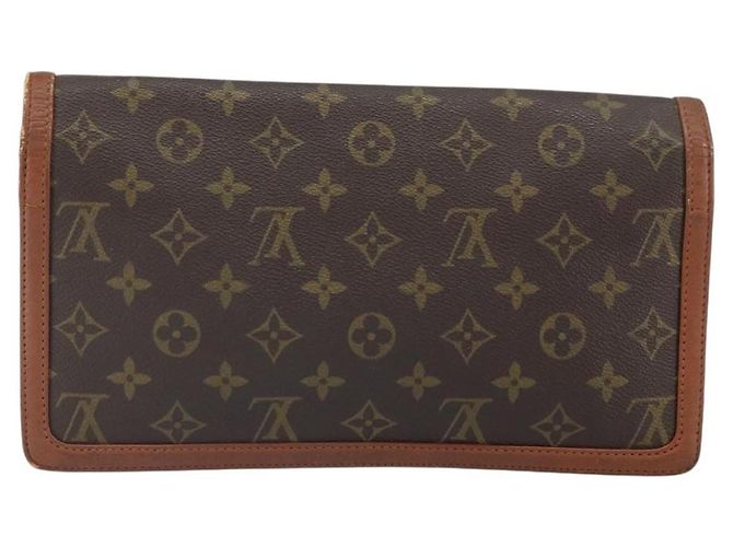 Louis Vuitton Donna Pochette Monogram Canvas GM Marrone - vista 2