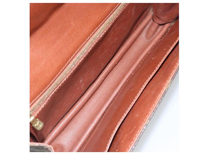 Louis Vuitton Donna Pochette Monogram Canvas GM Marrone - vista 5