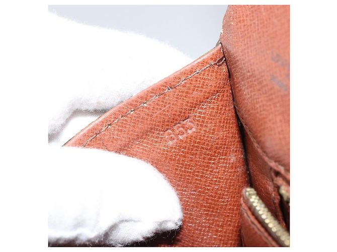 Louis Vuitton Donna Pochette Monogram Canvas GM Marrone - vista 7