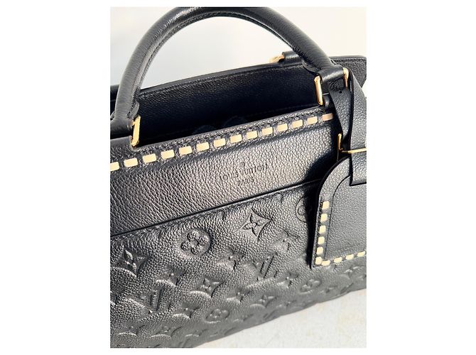 Louis Vuitton Vosges MM Monogram empreinte Nero - vista 11