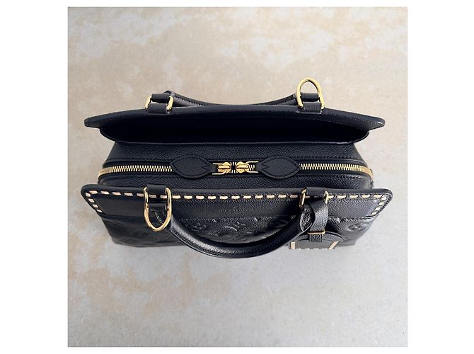 Louis Vuitton Vosges MM Monogram empreinte Nero - vista 12