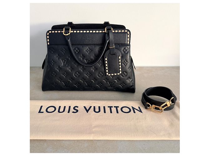 Louis Vuitton Vosges MM Monogram empreinte Nero - vista 3