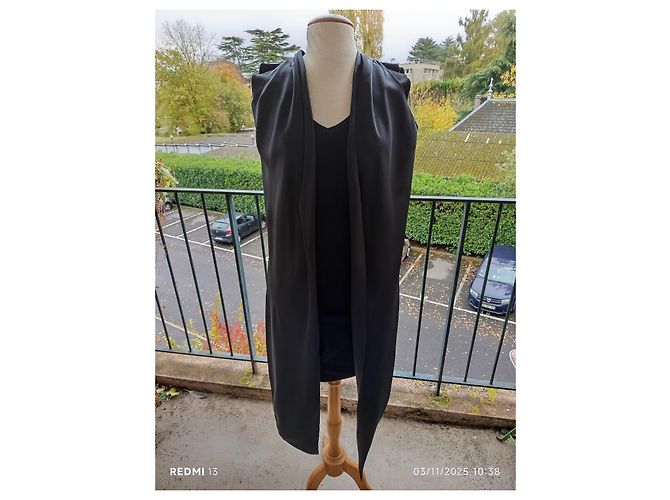 Givenchy Schwarzes Figurbetontes Kleid Viscose - Ansicht 12