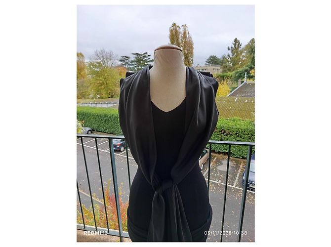 Givenchy Schwarzes Figurbetontes Kleid Viscose - Ansicht 2