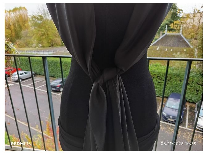 Givenchy Schwarzes Figurbetontes Kleid Viscose - Ansicht 4