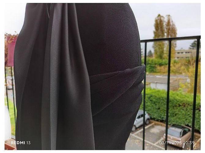 Givenchy Schwarzes Figurbetontes Kleid Viscose - Ansicht 7
