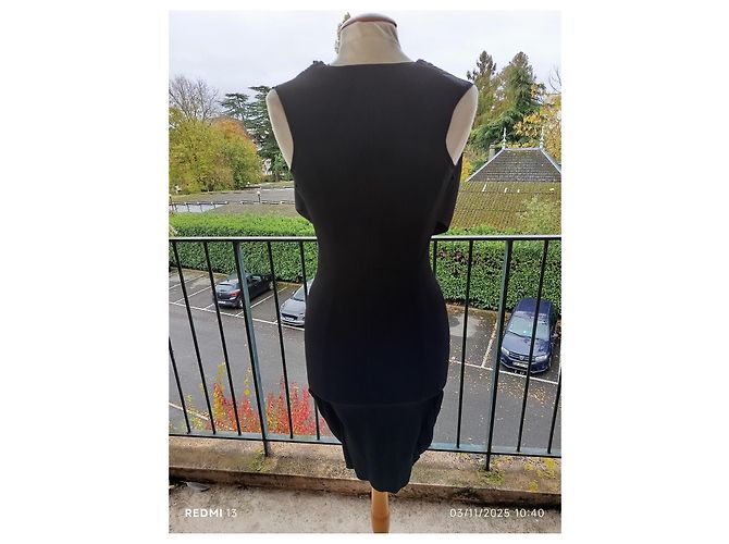 Givenchy Schwarzes Figurbetontes Kleid Viscose - Ansicht 8