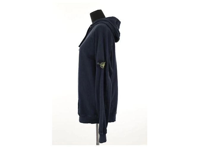 Stone Island Sudadera de algodón azul - vista 3