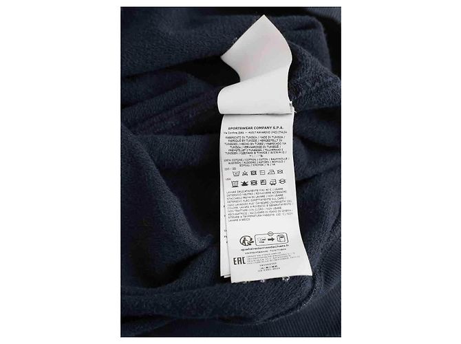 Stone Island Sudadera de algodón azul - vista 7