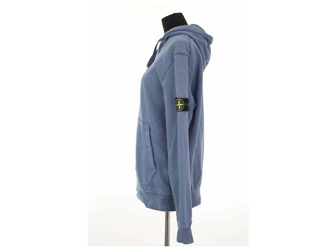 Stone Island Sudadera de algodón azul - vista 2