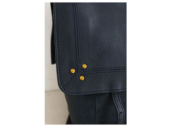 Jerome Dreyfuss Borsa a tracolla in pelle blu - vista 4